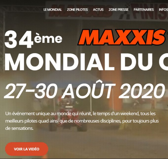 LE MONDIAL DU QUAD 2020 MAINTENU…