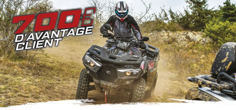 Un avantage client de 700 €  sur le Kymco MXU 700 T3b