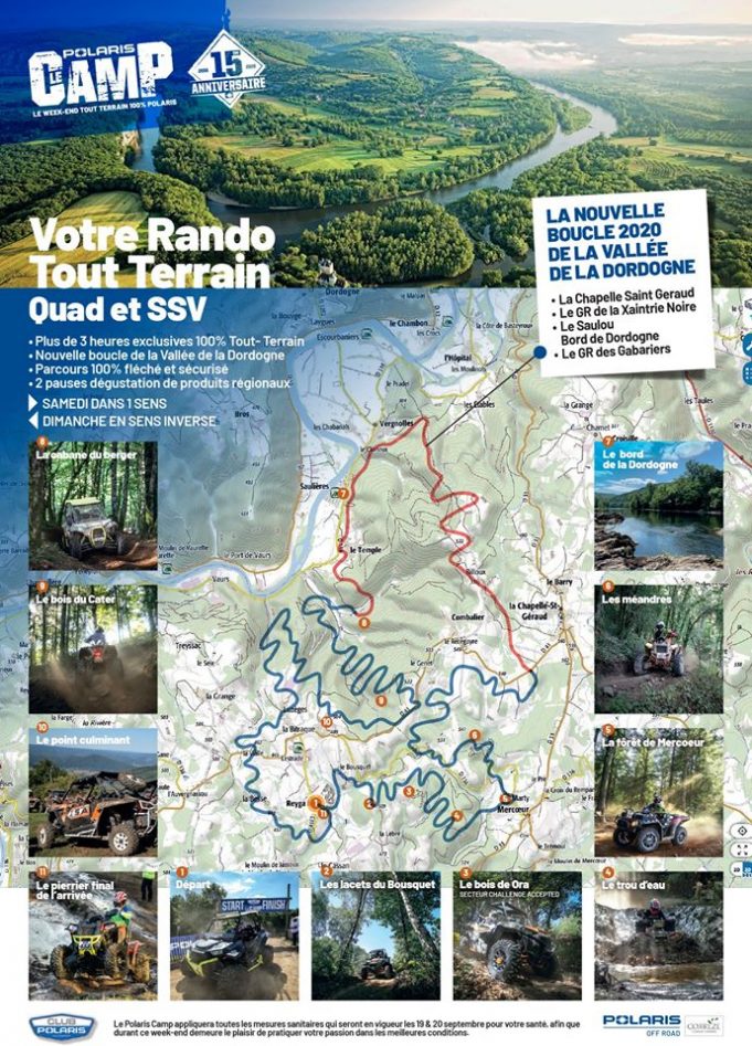 Polaris Camp 2020, un nouveau tracé !