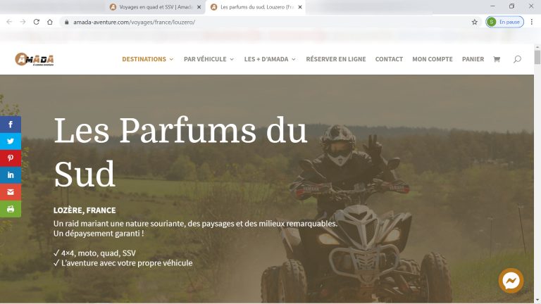 Amada Aventure, un nouveau site Internet