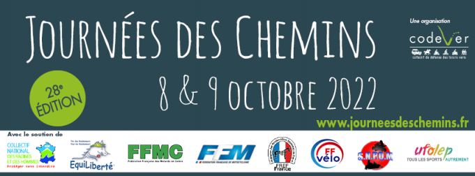 Les journées des chemins approchent