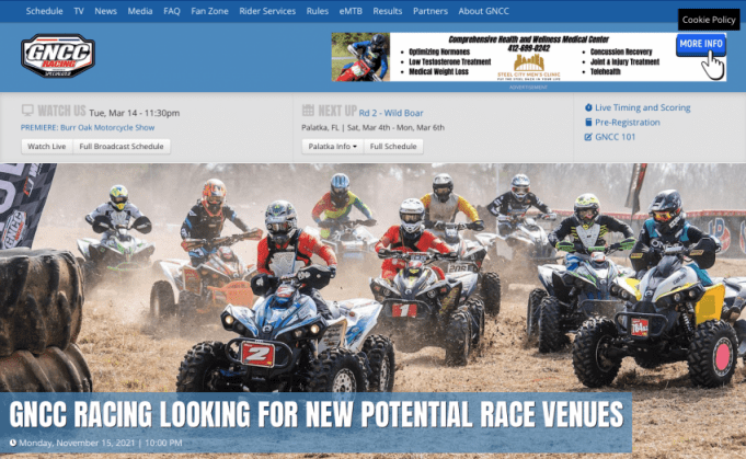 Zoom sur le spectaculaire GNCC