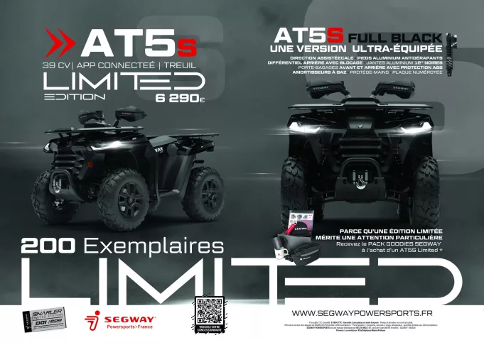 Segway Snarler AT5S Full Black : série limitée, équipement maximum