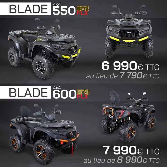 TGB clôture l’année avec des remises jusqu’à 1000 € sur les Blade 550 et 600 FLX !