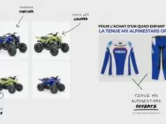 Opération quad enfant : Yamaha soigne l’équipement des jeunes pilotes