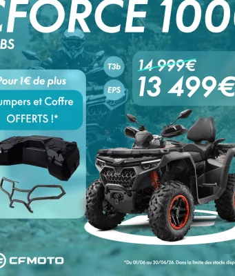 CFMOTO : des offres musclées sur les quads et SSV jusqu’au 30 juin